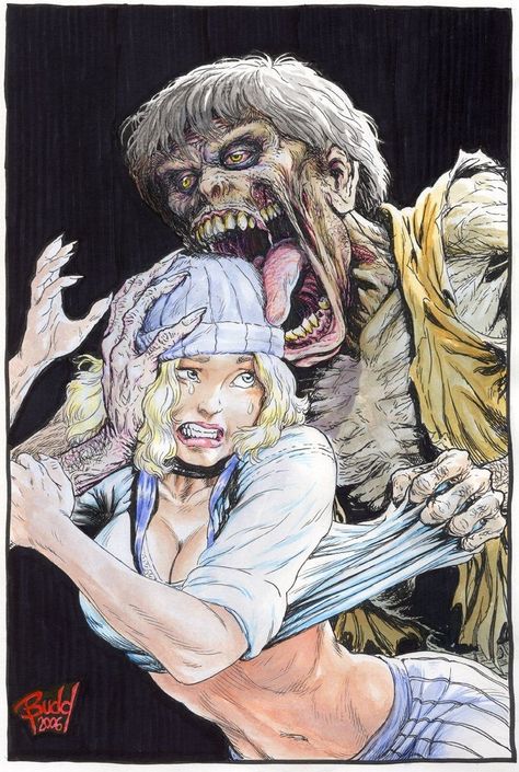 Zombie, Budd Root Horror Comics, Budd Root, Zombie Life, Zombie Drawings, Zombie Monster, Zombie Attack, Zombie Art, Creepy Horror, Arte Horror