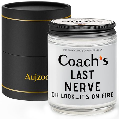 PRICES MAY VARY. 【Best Coach Gifts】This hilarious candle gift will bring an extra surprise to your coach and at the same time, it will also be a recognition of their hard work. It is very important to express your gratitude to your favorite coach on special holidays. This's a meanful basketball baseball track dance golf gymnastics soccer yoga coach gifts. 【Scente Candle for Any Occasions】: Aujzoo candle is a great appreciation gifts for coaches- Coaches invest a lot of effort and time into their Trainer Appreciation Gift, Coach Clipboard, Tennis Gift Ideas, Coach Gift Ideas, Coach Presents, Volleyball Coach Gifts, Tennis Coach Gift, Crossfit Gifts, Cheer Coach Gifts