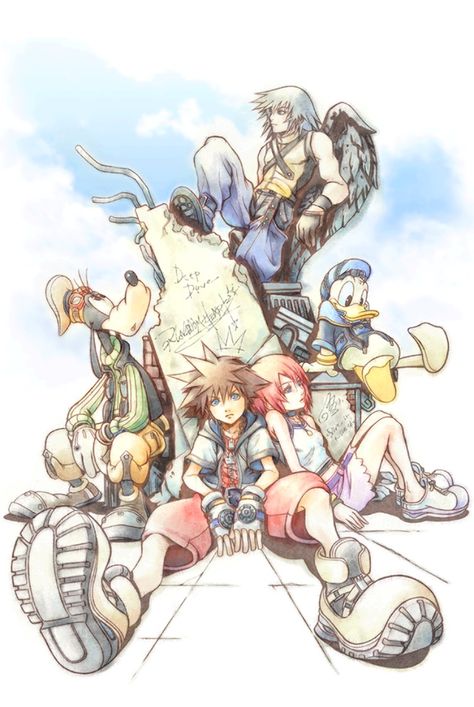 Kingdom Hearts Hd, Kingdom Hearts 1, Retro Games Poster, Kingdom Hearts Fanart, Kingdom Hearts Art, Kingdom Heart, Final Fantasy X, Kingdom Hearts 3, Retro Video Games