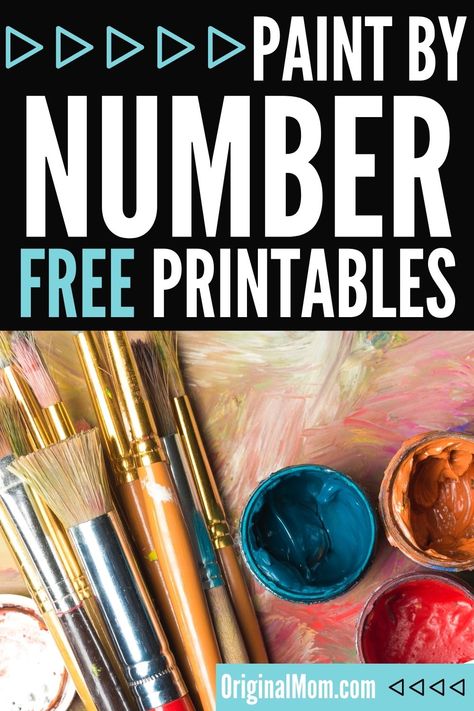 Paint by number for adults. Choose from 5 different paint by number templates for adult crafting fun. Giant Paint By Number Wedding, Make Your Own Paint By Number, Free Color By Number Printables For Adults, Canvas Painting Templates, Paint By Number For Adults Printable, Easy Paint By Number Printable Free, Paint By The Numbers, How To Paint By Numbers, Easy Paint By Number