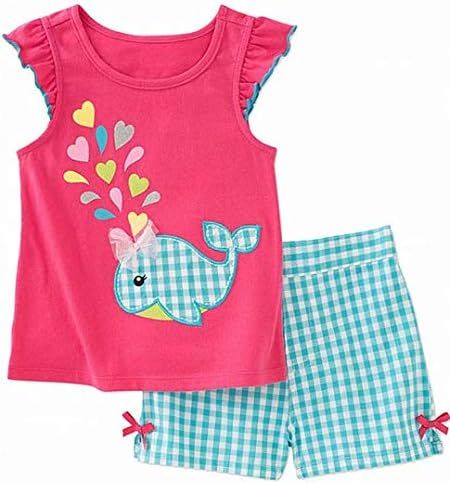 Toddler Girl Outfits Summer, Toddler Graphic Tee, Animal Print T Shirts, Toddler Girl Summer, Cotton Outfit, Newborn Boy Clothes, Gingham Shorts, Newborn Girl Outfits, Boys Summer Outfits