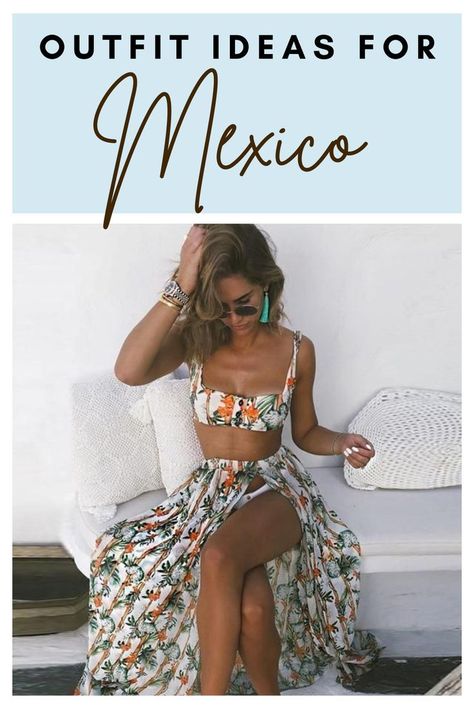 Looking for stunning outfits for Mexico that’ll make you look like a beach goddess? Here are some super stylish and affordable ideas for perfect vacation outfits for Mexico. Beach Outfits Aesthetic, Beach Outfit Summer, Mexico Vacation Outfits, Summer Beach Outfits, Cancun Outfits, Beach Outfit For Women, Designer Beach Wear, Outfits For Mexico, Beach Outfit Women