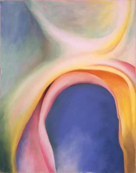 Georgia O'Keeffe - Over Blue, 1918. Alfred Stieglitz, Georgia O'keefe Art, Georgia O Keeffe Paintings, O Keeffe Paintings, Georgia O'keeffe, Memorial Art, Georgia Okeefe, Digital Museum, Georgia O Keeffe