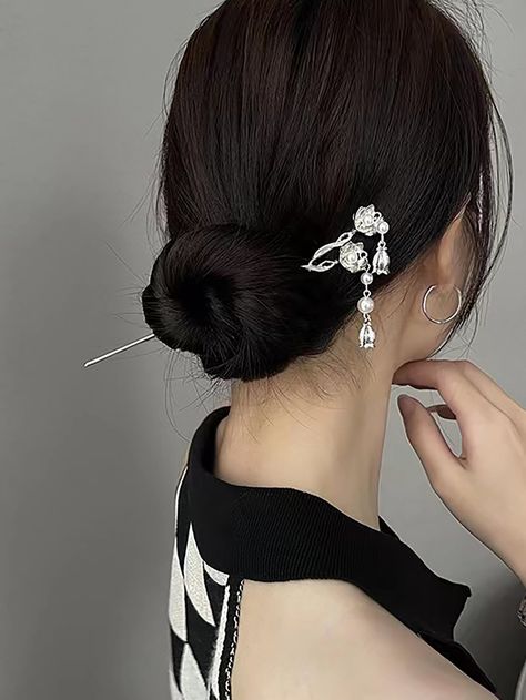 Rhinestone hair pin