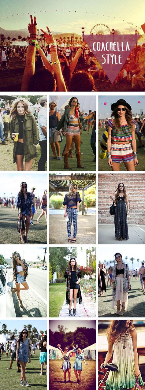 Ya ha pasado Coachella, así que hemos cogido todos sus looks para conseguir alguna inspiración porque este verano... ¡nos vamos de Festival! Festival Vibes Outfit, Outfit Festival Verano, Look Festival Verano, Outfits Festival Verano, Coachella Outfit Boho, Electro Festival Outfit, Hard Summer Festival Outfit, Hard Summer Festival, Moda Coachella