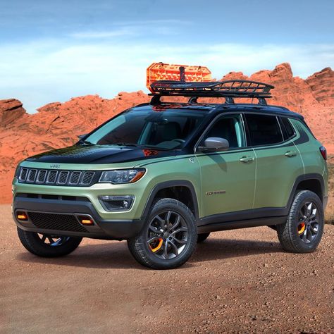 Jeep Trailhawk, Adventure Jeep, Jeep Concept, Safari Jeep, 2017 Jeep Compass, Cars Design, Jeep Wrangler Sahara, Custom Jeep, Overland Vehicles