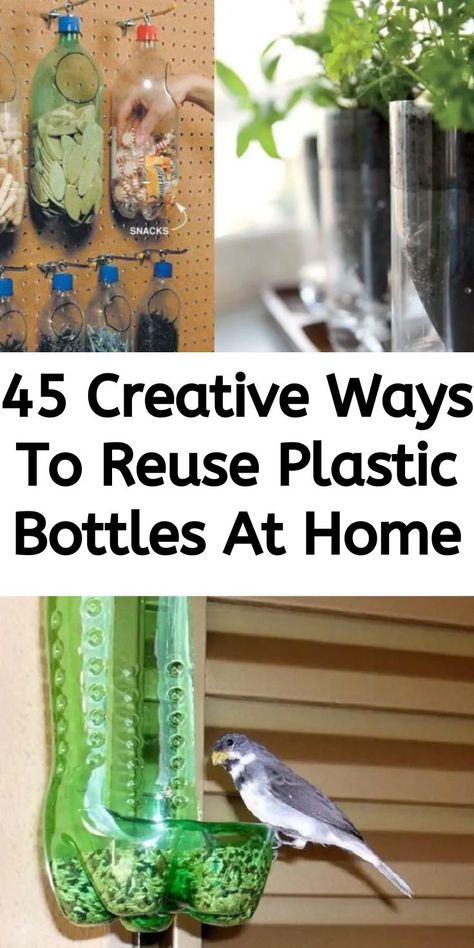 Fimo, Upcycling, Plastic Bottle Crafts Diy, Plastic Bottle Planter, Water Bottle Crafts, Upcycle Plastic, Empty Plastic Bottles, Reuse Plastic Bottles, Plastic Bottle Art