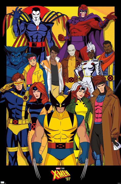 PRICES MAY VARY. This Trends Marvel X-Men '97 - Characters Wall Poster uses high-resolution artwork and is printed on PhotoArt Gloss Poster Paper which enhances colors with a high-quality look and feel HIGH QUALITY ART PRINT is ready-to-frame or can be hung on the wall using poster mounts, clips, push pins, or thumb tacks MADE IN THE USA and OFFICIALLY LICENSED PERFECT SIZE for any room; poster is 22.375" x 34" EASILY DECORATE any space to create the perfect decor for a party, bedroom, bathroom, X Men 97 Poster, What If Marvel Poster, Art For Frames, Xmen Wallpaper, X Men Poster, X Men Wallpaper, X Men Art, Marvel Comic Art, Marvel Universe Art