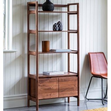 Bookracks, Shelving Units & Sideboard Storage | Cult Furniture Mid Century Chic, Walnut Shelves, Hickory Furniture, Muebles Living, Display Unit, Etagere Bookcase, Italian Furniture, The Choice, Living Dining