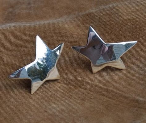 Celestial Earring, Star Earrings Silver, Silver Star Earrings, Earring Silver, Five Pointed Star, Jackets Women, Tiny Star, Funky Jewelry, Star Jewelry