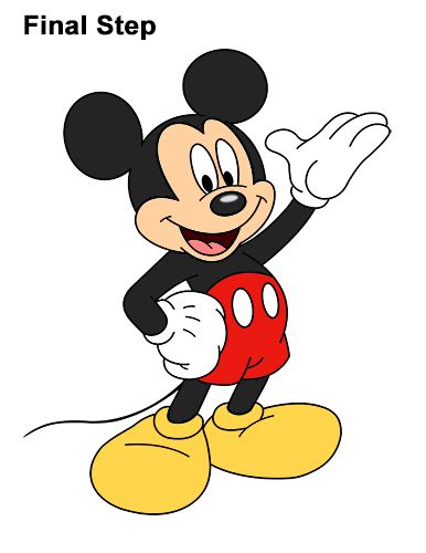 Draw Mickey Mouse Full Body Mickey Mouse Art Draw, How To Draw Mickey Mouse, Full Body Template, Mickey Mouse Painting, Mickey Mouse Kunst, Mickey Mouse Drawing, Mickey Mouse Crafts, Mickey Mouse Drawings, Mickey Mouse Images