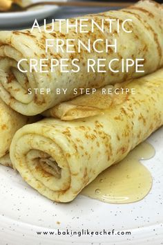 Follow this easy tutorial - authentic French Crepes recipe - and enjoy the original taste of the best homemade crepes. They are a real breakfast hit! But why limit crepes to breakfast? Just call friends and throw a crepe party with the French crepes on a table. #bakinglikeachef #frenchcrepes #crepesrecipe #easycrepes #crepes #easy #simple #classic #authentic #French #filling #howtomake #sweet #breakfast #dessert #best | www.bakinglikeachef.com Authentic French Crepes Recipe, French Crepes Recipe, Crapes Recipe, Crepes Easy, Crepes Recipe Breakfast, Dinner Crepes, Crepes Recipes, Crepe Recipe Savory, Crepe Party