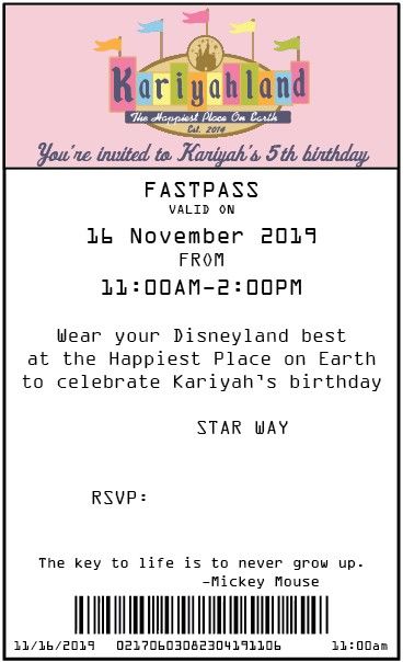 Disneyland Theme Invitation, Disney World First Birthday Party, Disneyland Theme Birthday Party Invitation, Disneyland Birthday Invite, Disneyland Birthday Party Invitations, 2nd Disney Birthday, Disneyland Party Invitations, Disneyland 3rd Birthday, Disneyland 1st Birthday Theme