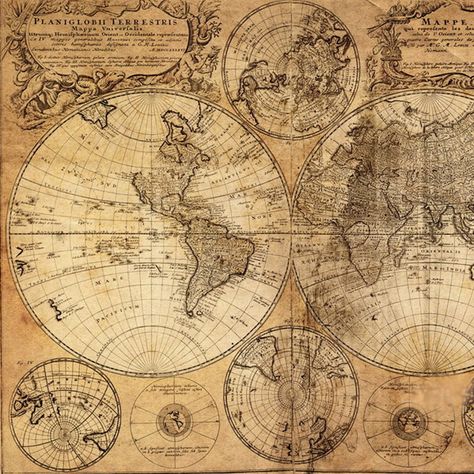 Vintage+World+Map+Printable World Map Canvas, Ancient Maps, Old World Maps, Map Canvas, Old Maps, Antique Maps, Old Map, Historical Maps, Vintage Maps