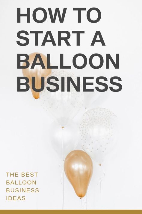 Ballon Business Names, Balloon Bar Ideas, How To Start A Balloon Garland Business, Starting Balloon Business, Balloon Buisness Name, Link Balloons Ideas, Starting A Balloon Business, Balloon Garland Pricing Guide, Balloon Business Ideas