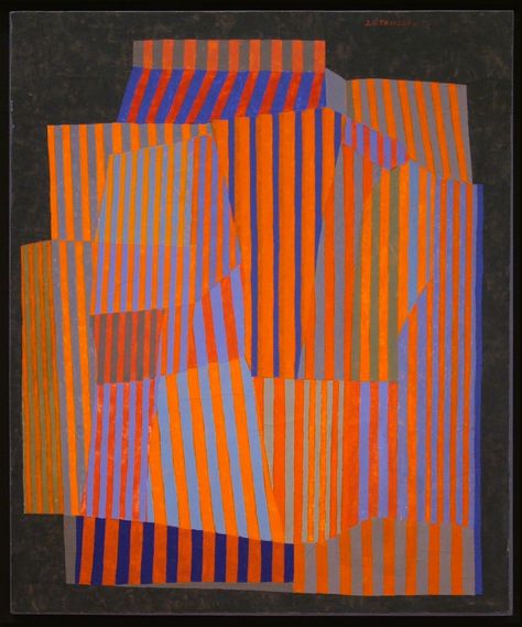 Optical Reaction: The Art of Julian Stanczak – A Fifty-Year Retrospective | Springfield Museum of Art Encostic Art, Abstract Illustration Geometric, Julian Stanczak, Abstract Quilt, Kunst Inspiration, Art Abstrait, Geometric Art, Museum Of Art, Art Quilts