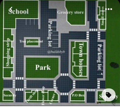 Mansion Floor Plan Minecraft, Minecraft Building Layout Ideas, Minecraft Town Map Layout, Mc House Layouts, Mincraft Layout House, Bloc Burg Town Layout, Big Modern House Minecraft, Layout Minecraft House, Roblox City Layout