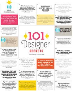 101 Designer Decorating Secrets for the hopefully near future Nate Berkus, Secret House, Casa Diy, Real Estat, Design Blogs, Design 101, Design Rules, Design Jobs, Top Interior Designers