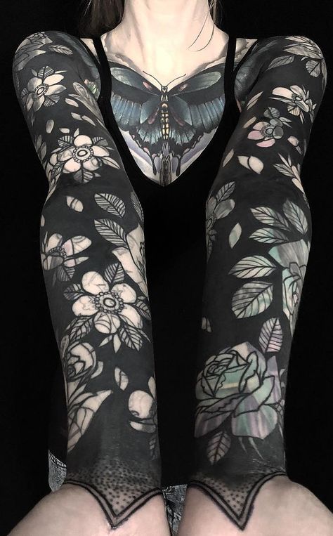 Tattoo Ideas, Tattoos, Black, Art, Black Tattoos, Solid Black, Cover Up, For Women