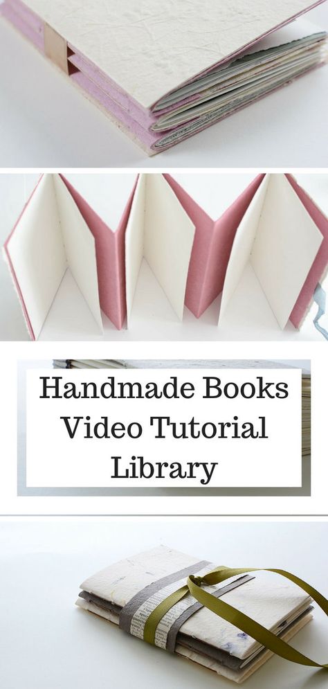 Bookmark this list of handmade book tutorials - video and photo tutorials #handmadebook #crafttutorial Library Crochet, Book Binding Design, Vika Papper, Diy Buch, Homemade Books, Diy Photo Book, Anniversaire Diy, Bookbinding Tutorial, Book Binding Diy