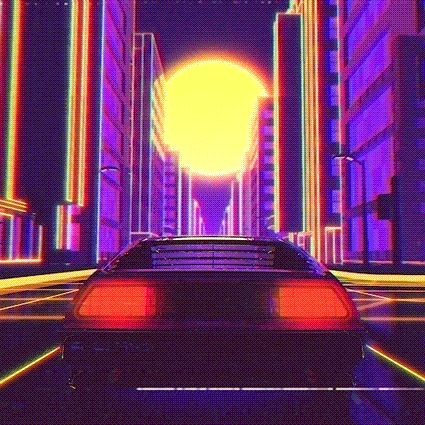 Little Bunny Sunshine - thevisualdon: Retro Drive by visualdon Retro Gif Aesthetic, Vaporvawe Aesthetic, Aesthetic Loop Gif, Vaporwave Aesthetic Gif, Retro Aesthetic Gif, Car Driving Aesthetic, Vaporwave Gif, Looping Gif, Video Sunset