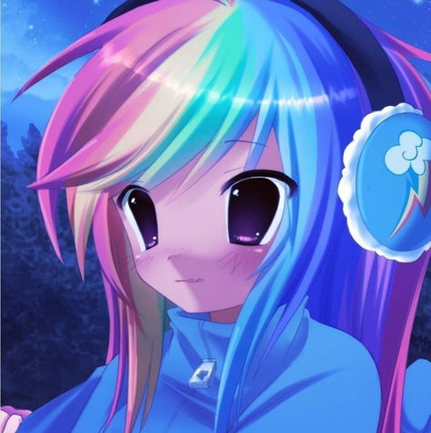 Anime, Hair, Pink, Discord Server, Blue