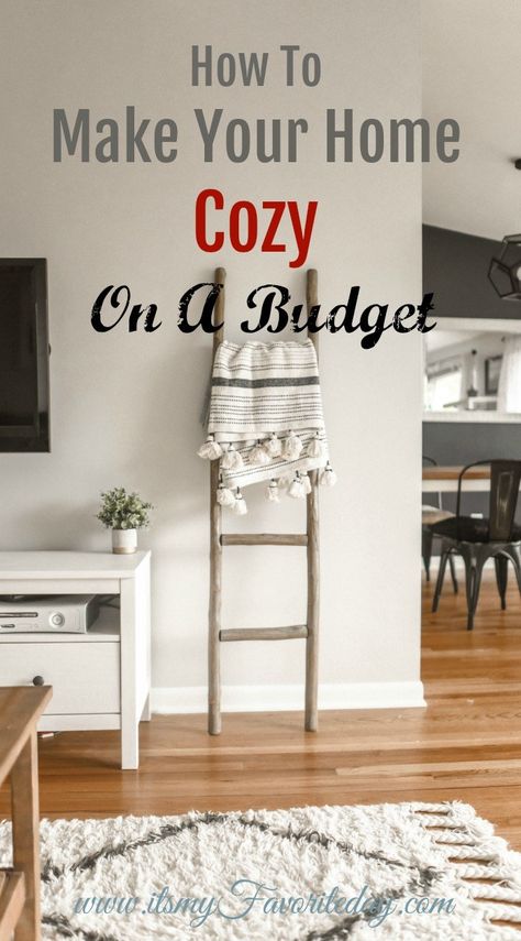 It really doesn't take much to make your home cozy. A few small tweaks and additions made over time will help you turn your home into all you want it to be without breaking your budget. How To Make Small Apartment Cozy, Cozy Organized Home, Cozy Living Room On A Budget, Small Rental Home Ideas, Cozy Living Room Decor Ideas On A Budget, Cozy Ideas For Home, How To Make A Small Living Room Cozy, How To Make Home Cozy How To Decorate, How To Make Your Space Cozy