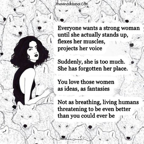Everyone Wants A Strong Woman - https://themindsjournal.com/everyone-wants-a-strong-woman/ Beth Moore, Independent Women, A Strong Woman, Independent Women Quotes, Feminist Quotes, Mindfulness Journal, Strong Women Quotes, Strong Woman, Strong Quotes
