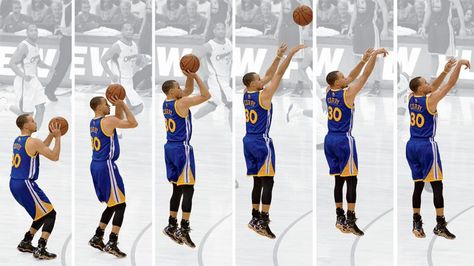 In ESPN The Magazine's One Day One Game Issue, David Fleming writes that Golden State's Stephen Curry is short, skinny, deadly -- and he's reinventing shooting before our eyes. Youth Basketball Drills, Basketball Shooting Drills, Warriors Stephen Curry, Basketball Moves, Curry Basketball, Basketball Tricks, Espn Magazine, Bola Basket, Basketball Practice