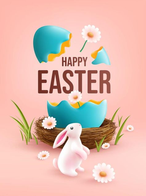 Happy Easter Eggs Design, Easter Giveaway Ideas, Happy Easter Day Image, Easter Design Poster, Easter Creative Ads, Easter Design Graphic, Easter Day Ideas, Easter Poster Ideas, Happy Easter Poster Design