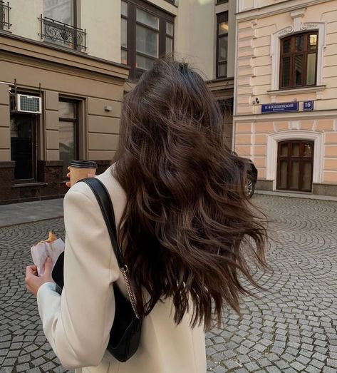 brunette hair, brown hair colors, medium brown hair, chocolate brown hair colo Brunette Hair, Rambut Brunette, Brown Hair Inspo, Dark Brown Hair, Grunge Hair, Brown Hair Colors, Aesthetic Hair, Brunette Hair Color, Hair Day