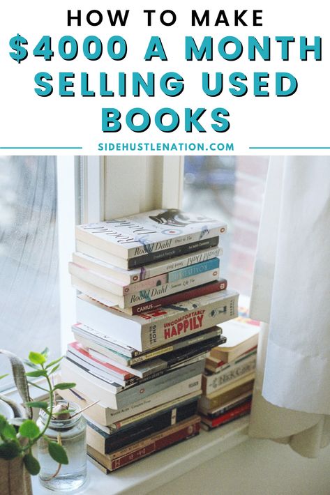 How To Sell Used Stuff Online, Sell Used Books On Amazon, Things To Sell Around The House, Selling Used Books On Amazon, How To Sell Books, Selling Books Online, Book Selling Ideas, Reselling Business Ideas, Book Business Ideas