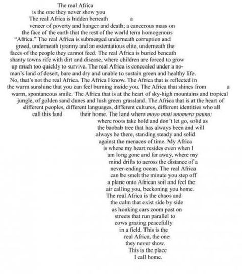 African Poems, Africa Quotes, Africa Tattoos, Africa Day, Poverty And Hunger, African Tattoo, Africa Flag, Tanzania Africa, Africa Animals