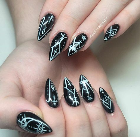 Elden Ring Nails, Black Designs Nails, Ring Nails, Witch Life, Sharp Claws, Cartoon Nails, Black Designs, Designs Nails, Elden Ring