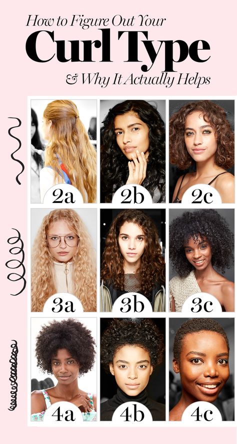 How to Figure Out Your Curly Hair Type and Why It Actually Helps | Glamour Hair Type Chart, Black Hair Afro, Updo Curly, Highlights Curly, Color Correction Hair, Really Curly Hair, The Curly Girl Method, Curly Hair Trends, Curly Hair Photos