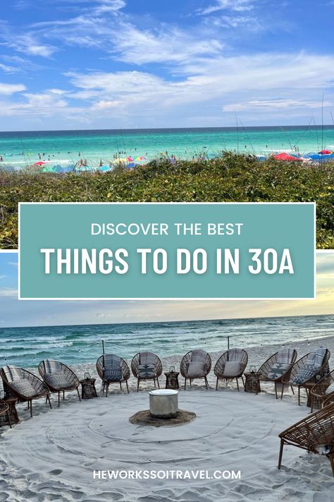 A30 Florida, Inlet Beach Florida 30a, 30a Itinerary, Seaside Beach Florida, Seaside 30a, Florida Honeymoon, Florida 30a, Beach 2024, Best Family Beaches