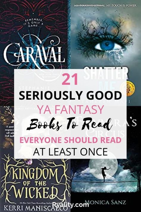 21 Amazing YA Fantasy Books you Absolutely Must Add To Your List🔆#LoveStory #RomanticEncounters #HeartfeltConnections #DateNightIdeas #SoulmateSearch #FlirtyFridays #CandlelitDinners #StarryEyedMoments #LoveQuotes #DreamyDates #WhisperedPromises #AmourAdventures Best Fantasy Audiobooks, Books To Read Fantasy Adventure, Fantasy Reading List, Best Ya Books Of All Time, Feminist Fantasy Books, Ya Books To Read Romance, Good Books To Read Fantasy Novels, Best Ya Fantasy Romance Books, Fiction Fantasy Books