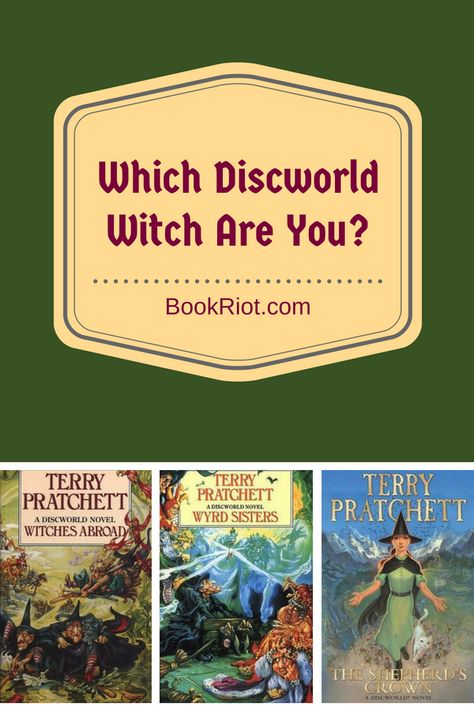 Terry Pratchett Witches, Terry Pratchett Discworld Quotes, Disc World Terry Pratchett, Discworld Witches, Discworld Cosplay, Discworld Quotes, Witch Quiz, Discworld Tattoo, Nanny Ogg