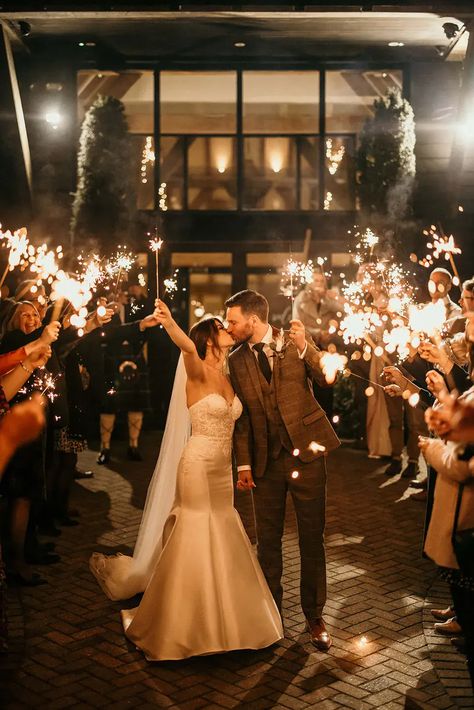 Looking to have incredible wedding photos? Then you need to have a sparkler send off! We have advice and real wedding inspiration for you.