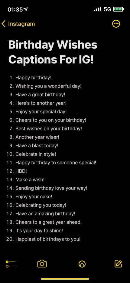 Make your Instagram birthday post even more special with these cool and catchy captions. From heartfelt messages to funny one-liners, we've got you covered. Happy Birthday Instagram Story Captions, Captions For Happy Birthday, Captions For Instagram Birthday Posts, Birthday Wishes One Liners, Happy Birthday Another Word, Birthday Wishes Short Caption, Quotes For My Birthday Post, Happy Birthday To My Special One, Birthday Caption For Yourself