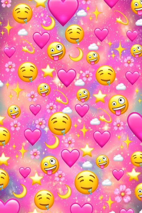 Pink Emoji Wallpaper, Iphone Background Red, Wallpaper Cantik Iphone, Iphone Emoji, Emoji Backgrounds, Emoji Wallpaper Iphone, Iphone Wallpaper Quotes Funny, Galaxy Wallpaper Iphone, Emoji Love