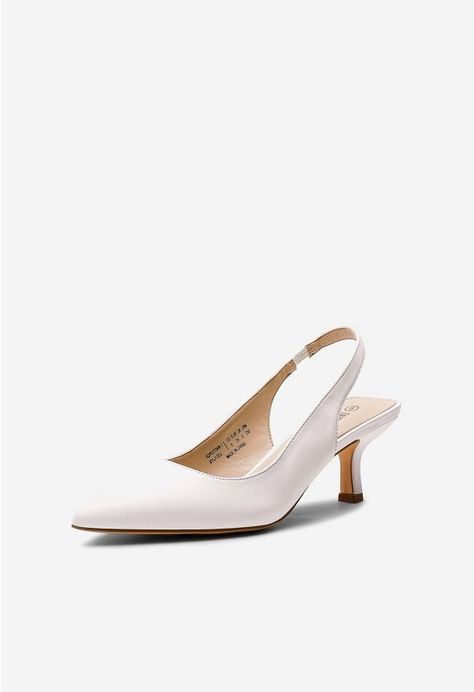 You will fall in love with the elegant slingback heels, featuring a pointed toe and kitten heel that makes you feel good and look good. Suede Style, Glitter Pumps, Slingback Heels, Kitten Heel Pumps, Kitten Heel, Heel Pumps, Silver Glitter, Gold And Silver, Step Up