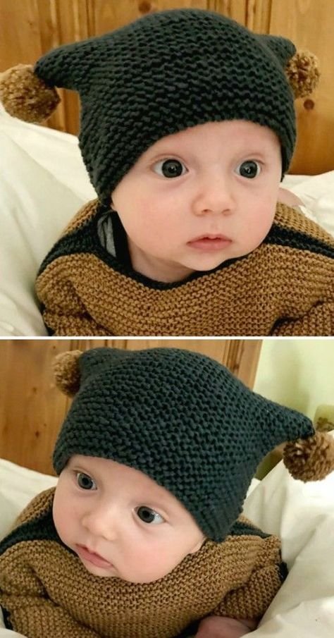 Tiny Tot - Free Pattern | Beautiful Skills - Crochet Knitting Quilting | Bloglovin’ Boys Knit Hat Pattern, Cardigan Til Baby, Knitting Kids, Swirl Hat, Vogue Kids, Kids Knitting, Baby Hat Knitting Pattern, Knitting Patterns Free Hats, Baby Hat Patterns