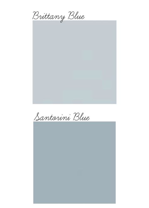 French Blue Paint, Desi Design, Lilypad Cottage, Blue Gray Paint Colors, Cottage Dining, Interior Paint Colors Schemes, Cottage Dining Rooms, Media Consoles, Santorini Blue