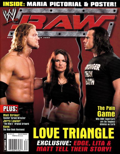 WWE magazine #WWE Wwe 2000s, Ruthless Aggression Era, Wwe Magazine, Wcw Wrestlers, Wwe Edge, Adam Copeland, Human Icon, Wwe Legends, Vince Mcmahon