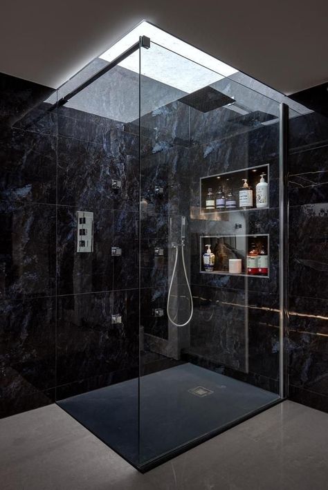 Marble Ocean Rock Tiles Rich in luxurious Deep blue sea tones, Creating classic marble floors and walls with a bespoke modern twist. Available in 60 x 60cm & 120 x 60cm World's finest luxurious bathroom designs for your inspiration.. Follow us #luxurybathroom#luxurybathroomdesign#luxurybathroomideas#luxuriousbathroom#luxurybathroomdecor#luxurybathroomremodel#luxurybathroomvanity#luxurybathroomtile#luxurybathroomfixtures#luxurybathroomcountertops Bathroom Interior Luxury, Blue Marble Bathroom, Black Marble Bathroom, Bathroom Interior Design Luxury, Rock Tile, Luxury Bathroom Design, Interior Design Bathroom, Modern Luxury Bathroom, Marble Floors