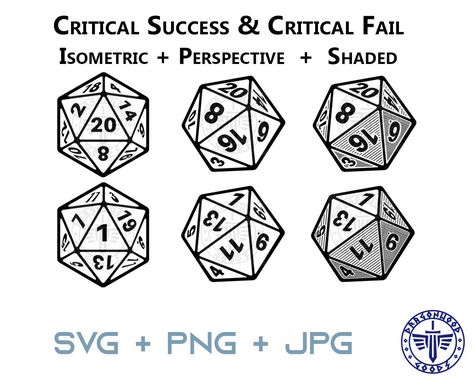 Cricut Stencil, Dice Template, 20 Sided Dice, Cricut Stencils, Pathfinder Rpg, Vector Artwork, Png Format, Roleplaying Game, Digital Files