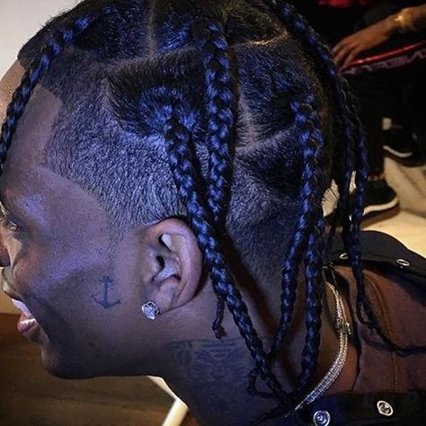 Travis Scott Hair, Travis Scott Braids, Boy Box Braids, Box Braids Men, Hair Twists Black, Boy Braids Hairstyles, Hair Myth, Braids For Boys, Hipster Hairstyles