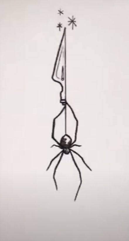 Simple Black Widow Tattoo, Stick And Poke Spider, Widow Tattoo, Black Widow Tattoo, Tiny Spiders, Ink Therapy, Stick N Poke, Doodle Tattoo, Stick And Poke