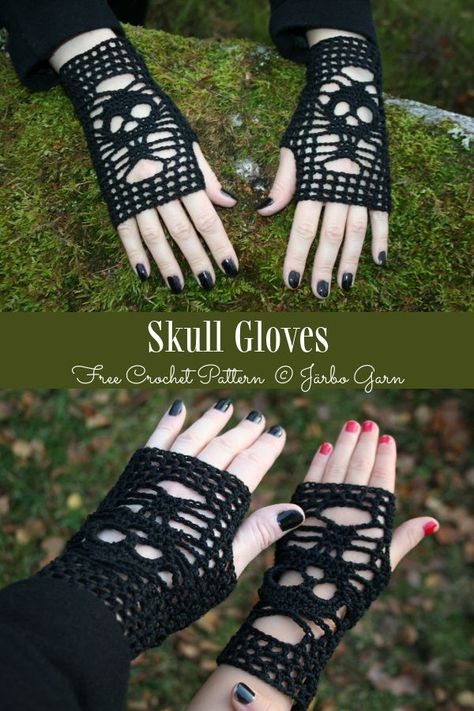 Skull Gloves Crochet Pattern Free, Knitting Skull Pattern, Lace Fingerless Gloves Crochet, Amigurumi Patterns, Skull Fingerless Gloves Crochet Patterns, Crochet Skull Fingerless Gloves Free Pattern, Crochet Goth Fingerless Gloves Free Pattern, Crochet Skull Gloves Free Pattern, Crochet Long Gloves Free Pattern